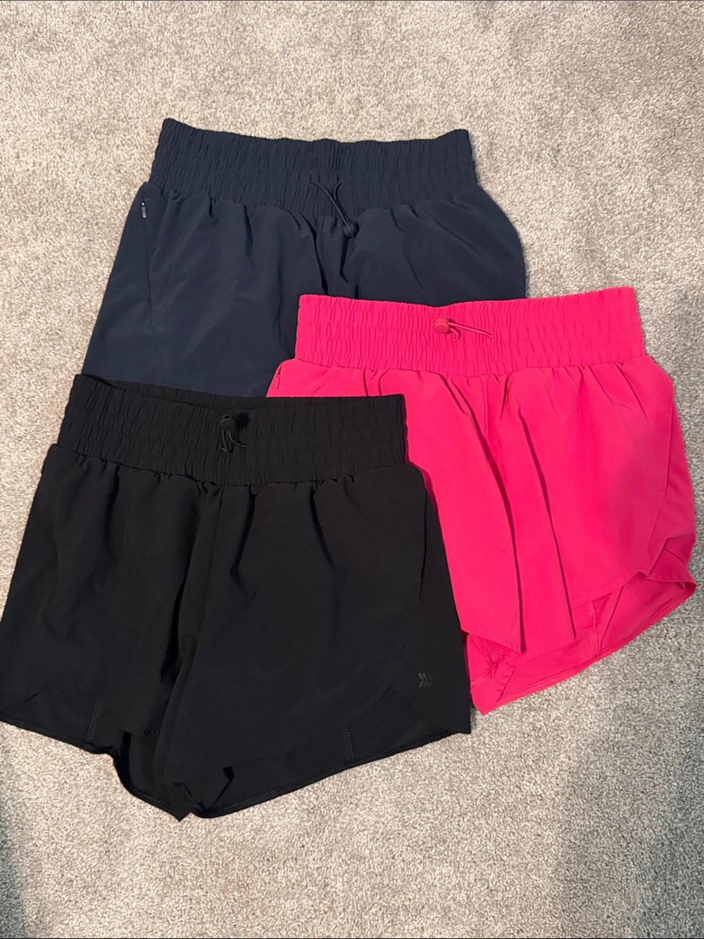 Lot of 3 All In Motion shorts sz S